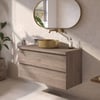 Ben Tendenza badmeubel incl. afdekblad 101x46x53,8cm congo bruin