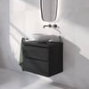 Ben Tendenza badmeubel incl. afdekblad 61x46x63,8cm nero