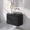 Ben Tendenza badmeubel incl. afdekblad 81x46x63,8cm nero