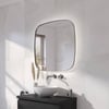 Ben Beau Spiegel 80x4x80 cm Geborsteld Metal Black