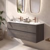 Ben Tendenza badmeubel incl. mat witte keramische wastafel 122,7x46x61,5cm prime oak