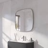 Ben Mirry Spiegel 80x4x80 cm Geborsteld RVS