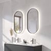 Ben Vita Spiegel 40x4x80 cm Geborsteld Metal Black