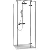 Ben Vivid Draaideur 80x200 cm Chroom