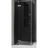 Ben Vivid Draaideur links 100x200 cm Geborsteld Nikkel Grijs Glas