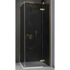 Ben Vivid Draaideur rechts 80x200 cm Geborsteld Messing Grijs Glas