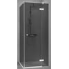 Ben Vivid Draaideur rechts 80x200 cm Mat Wit Grijs Glas