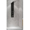 Ben Vivid Inloopdouche 120x200 cm Geborsteld Nikkel Helder Glas