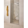 Ben Vivid Nisdraaideur links 90x200 cm Geborsteld Nikkel Helder Glas