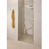 Ben Vivid Nisdraaideur links 100x200 cm Geborsteld Messing Helder Glas