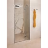 Ben Vivid Nisdraaideur rechts 120x200 cm Geborsteld Zwart Helder Glas