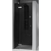 Ben Vivid Nisdraaideur links 90x200 cm Geborsteld Nikkel Grijs Glas