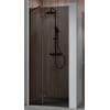 Ben Vivid Nisdraaideur links 80x200 cm Mat Zwart Grijs Glas