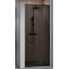Ben Vivid Nisdraaideur rechts 80x200 cm Mat Zwart Grijs Glas