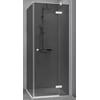 Ben Vivid Zijwand 100x200 cm Mat Wit Grijs Glas
