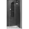 Ben Vivid Zijwand voor draaideur 100x200 cm Geborsteld Nikkel Helder Glas