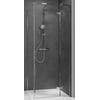 Ben Vivid Zijwand voor draaideur 100x200 cm Chroom Helder Glas