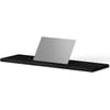 Looox Wooden Bath Shelf Badplank 69x20x2 cm Black / RVS