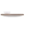 Looox Wooden Base Shelf Solo Eiken 120 cm Old Grey/Mat Zwart