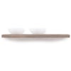Looox Wooden Base Shelf Solo Eiken 160 cm Old Grey/RVS