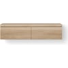 Looox Wood Wooden Drawer Box 140x46x45 cm Old Grey