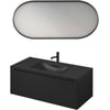 Saniselect Xanti badmeubelset 100cm compleet mat zwart