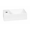 Ben Stelvio Fontein 40x23x12 cm 1 krg links Mat Wit