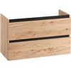 Saniselect Guarda Wastafelonderkast 100x39,5x60 cm Naturel Eiken