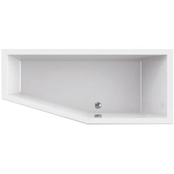 Ben Bobo Bad Afgeschuind 170x75cm rechts Wit