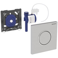 Geberit Sigma 10 urinoir bedieningsplaat pneumatische bediening Rvs Geborsteld