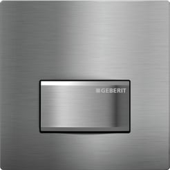 Geberit Urinoirsturing pneum Sigma50 geborsteld chroom