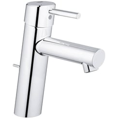 Grohe wastafelkraan medium met trekwaste