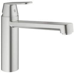 Grohe Eurosmart Cosmopolitan Keukenkraan medium uitloop Super Steel
