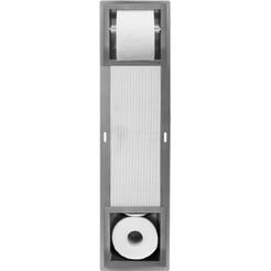 Looox inbouw closetrolhouder met reserverolhouder 5 rol