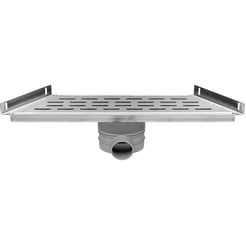 Easy Drain Multi trapezium goot 30x48,5x9,8 cm zijuitlaat RVS
