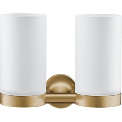 Duravit Starck T Glashouder Dubbel 17x9,8x14 cm Brons Geborsteld