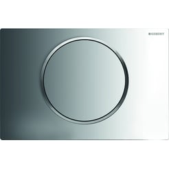 Geberit Sigma 10 bedieningsplaat   kleuren:plaat/ring/knop Chroom-Matchroom-Chroom