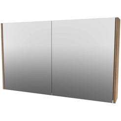 Saniselect Spiegelkast 100x14x60 cm Terra Oak