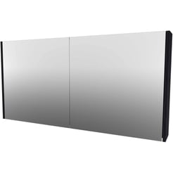 Saniselect Spiegelkast 120x14x60 cm Charcoal Oak