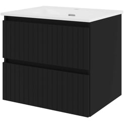 Huismerk Meubelset 60x46x54 cm Mat Zwart