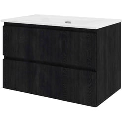 Huismerk Meubelset 80x46x54 cm Charcoal Oak zonder kraangaten