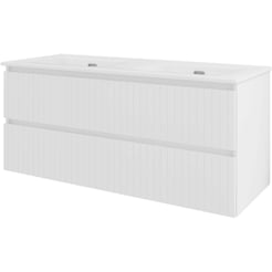 Saniselect Meubelset 120x46x54 cm Hoogglans Wit