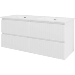 Saniselect Meubelset 120x46x54 cm Hoogglans Wit