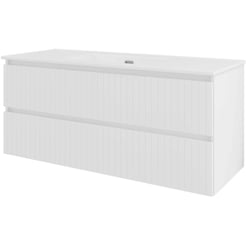 Saniselect Meubelset 120x46x54 cm Hoogglans Wit