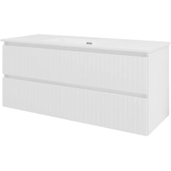 Saniselect Meubelset 120x46x54 cm Hoogglans Wit