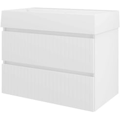 Saniselect Meubelset 80x46x65 cm Hoogglans Wit