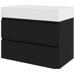 Saniselect Meubelset 80x46x65 cm Mat Zwart