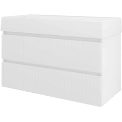 Saniselect Meubelset 100x46x65 cm Hoogglans Wit