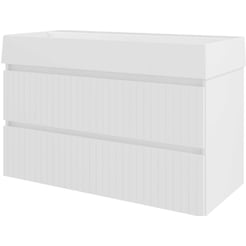 Saniselect Meubelset 100x46x65 cm Hoogglans Wit