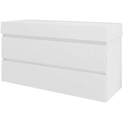 Saniselect Meubelset 120x46x65 cm Hoogglans Wit